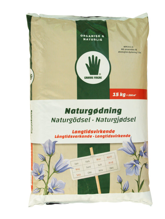 Grønne Fingre® naturgødning 15 kg